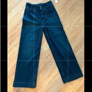 Anthropologie Pilcro The Skipper Cropped Wide-Leg Jeans